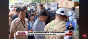 Hasil survei, elektabilitas pasangan Prabowo-Gibran capai 50% lebih. 