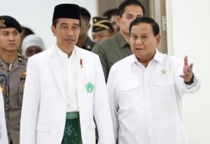 Prabowo Subianto dan Jokowi.