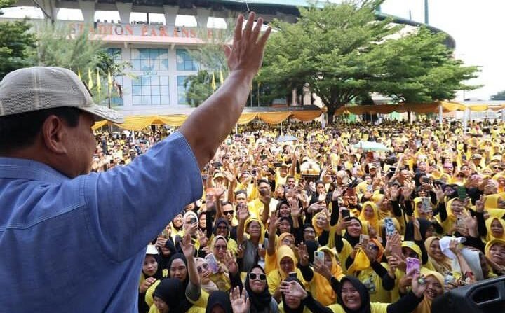 Prabowo Subianto bertemu kader Golkar