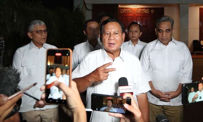 Prabowo Subianto, capres 02.