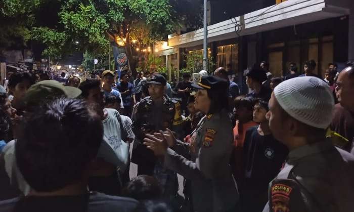 Balap lari liar di kawasan Mandalika.