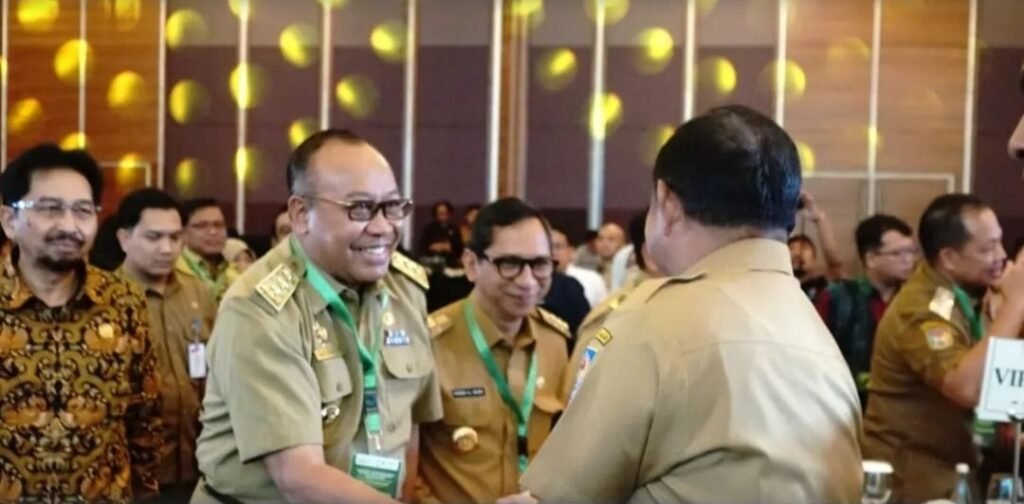 PJ Gubernur NTB di acara rapat koordinasi di Jakarta.