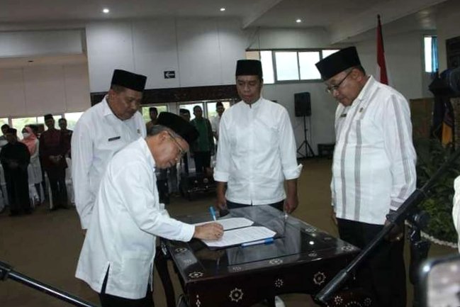 Pj Gubernur NTB Lalu Gita Mutasi Sejumlah Pejabat di Lingkungan Pemprov NTB. Sumber: Istimewa