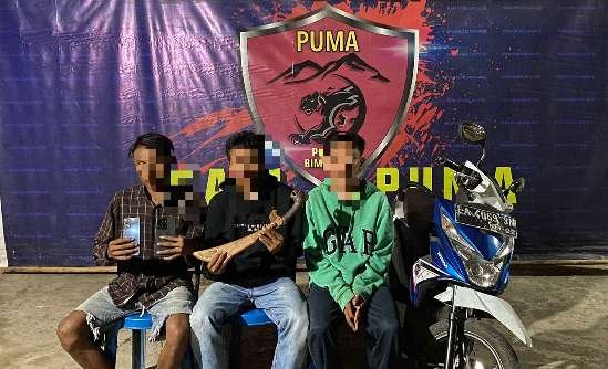 3 Begal di Bima Kota berhasil di gulung Tim Puma.