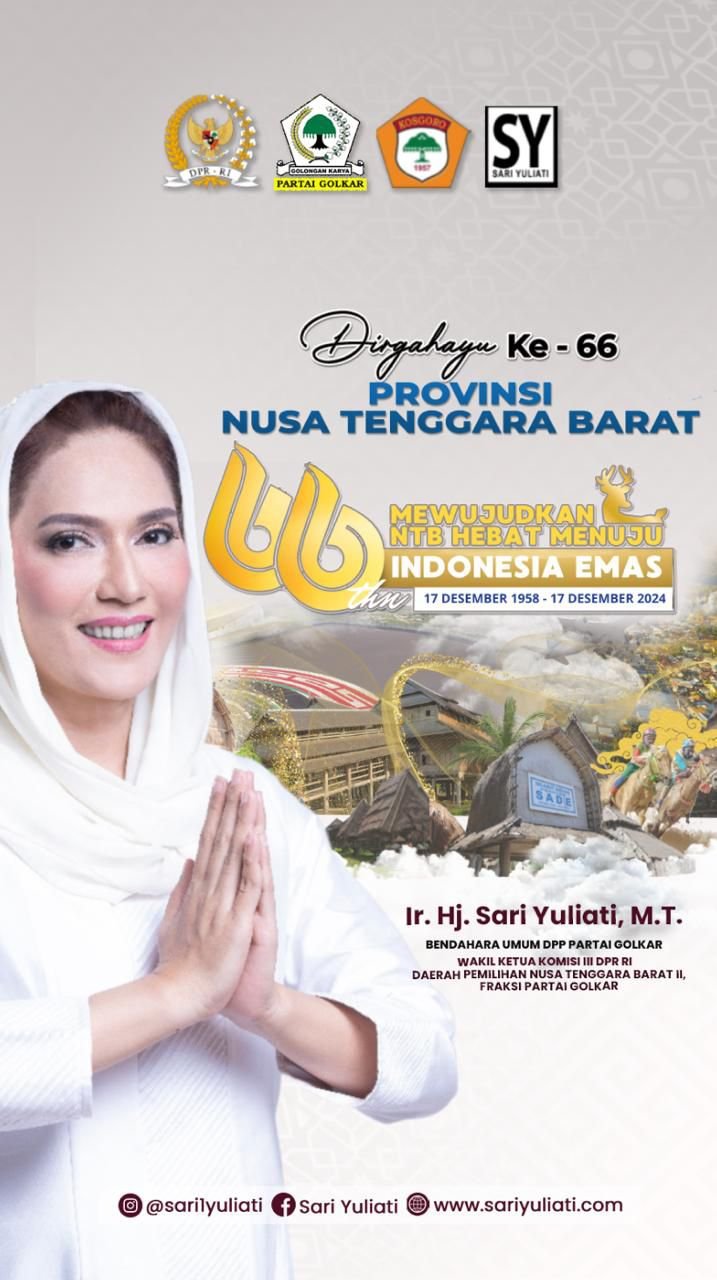 Iklan Sari Yuliati HUT NTB