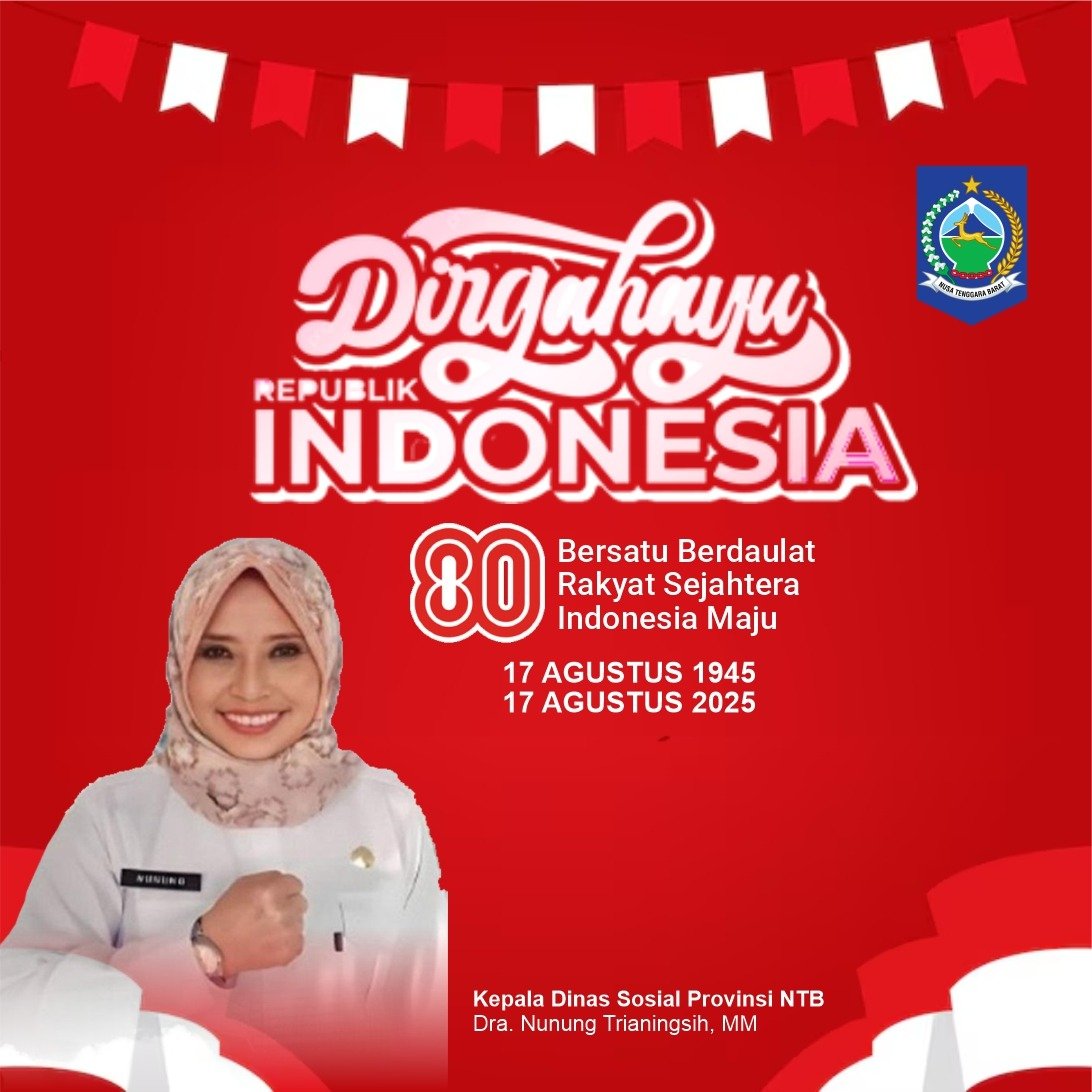 Iklan HUT RI Dinsos NTB