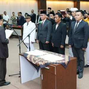 Bupati Djohan Sjamsu Lantik 103 Pejabat di lingkungan Kabupaten Lombok Utara