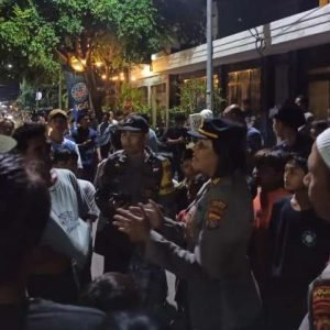 Balap lari liar di kawasan Mandalika.