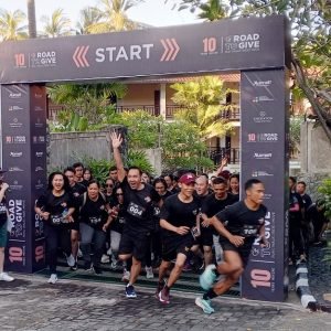 Road to Give Lombok 2024 lari donasi 10km diikuti 400 peserta