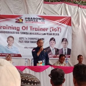 Pelatihan ToT dari Tim Prabowo-Gibran sukses dilakukan