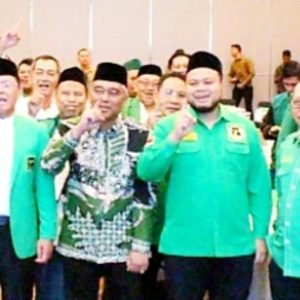 Pelaksana Tugas (Plt) Ketua Umum Dewan Pimpinan Pusat (DPP) Partai Persatuan Pembangunan (PPP) Mardiono merasa yakin AQUR akan menang di Kota Mataram.