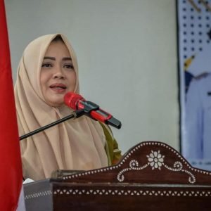 Wakil Gubernur NTB, Indah Dhamayanti Putri, S.E., M.I.P., saat menutup acara Pelatihan PKA di Badan Pengembangan Sumber Daya Manusia (BPSDM) NTB, Kamis (22/5).