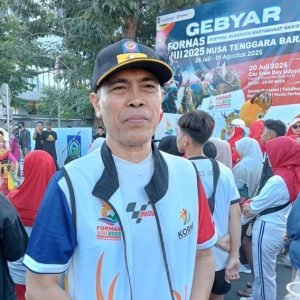 Hari ke 4 FORNAS, NTB duduki posisi ke 9 perolehan mendali, Kadiskominfotik NTB Yusron Hadi optomis NTB mampu masuk tiga besar di akhir perlombaan.