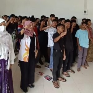 Dinas Sosial NTB berkolaborasi dengan Biro Psikologi Hayati berikan Psikoedukasi di Sekolah Rakyat Lombok Timur Sabtu (23/8).