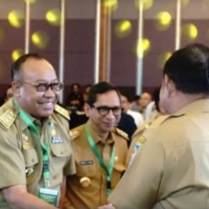 PJ Gubernur NTB di acara rapat koordinasi di Jakarta.