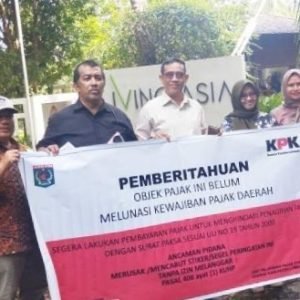 KPK Segel 4 Hotel Kakap Penunggak Pajak di Lombok Utara