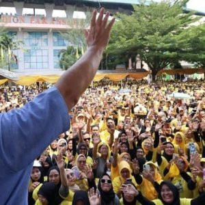 Prabowo Subianto bertemu kader Golkar