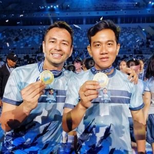 Gibran dan Raffi Ahmad memenangkan fun futsal Indonesia (screenshot instagram @jimboengbakoelsoto)