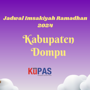 Jadwal imsakiyah puasa Ramadhan 2024 Kabupaten Dompu (Dokumen Kupas NTB)